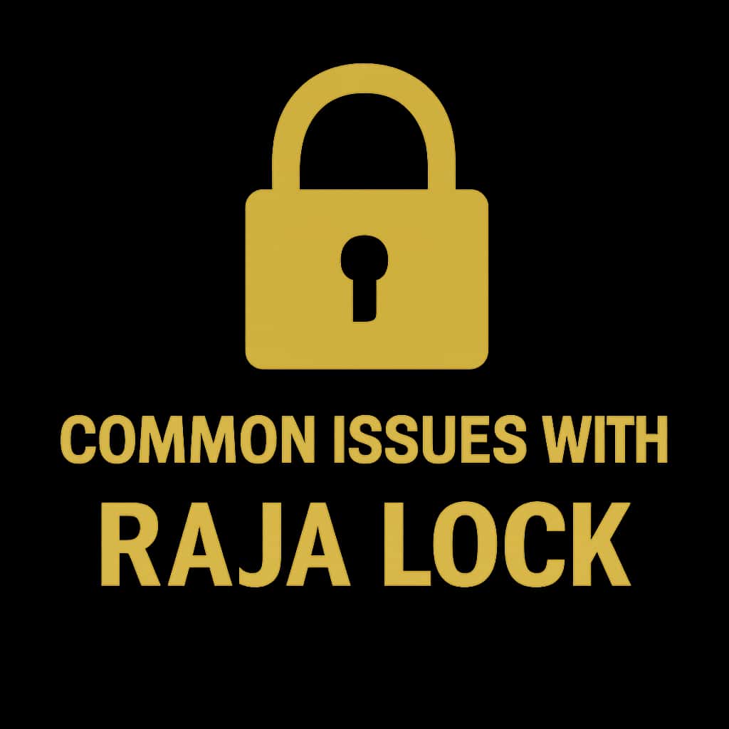 An icon representing common issues with Raja Lock.
