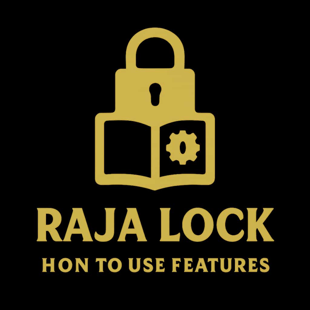 A professional icon representing Raja Lock features.