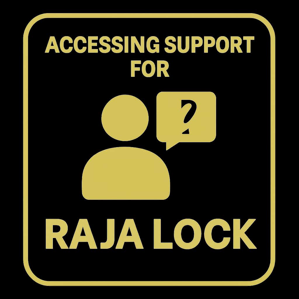 Icon representing support for Raja Lock.