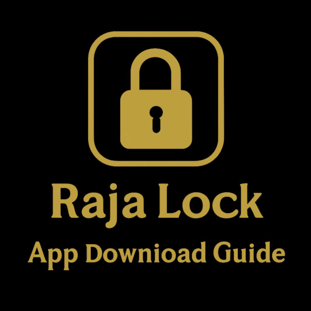 A concise badge symbolizing the Raja Lock App Download Guide.