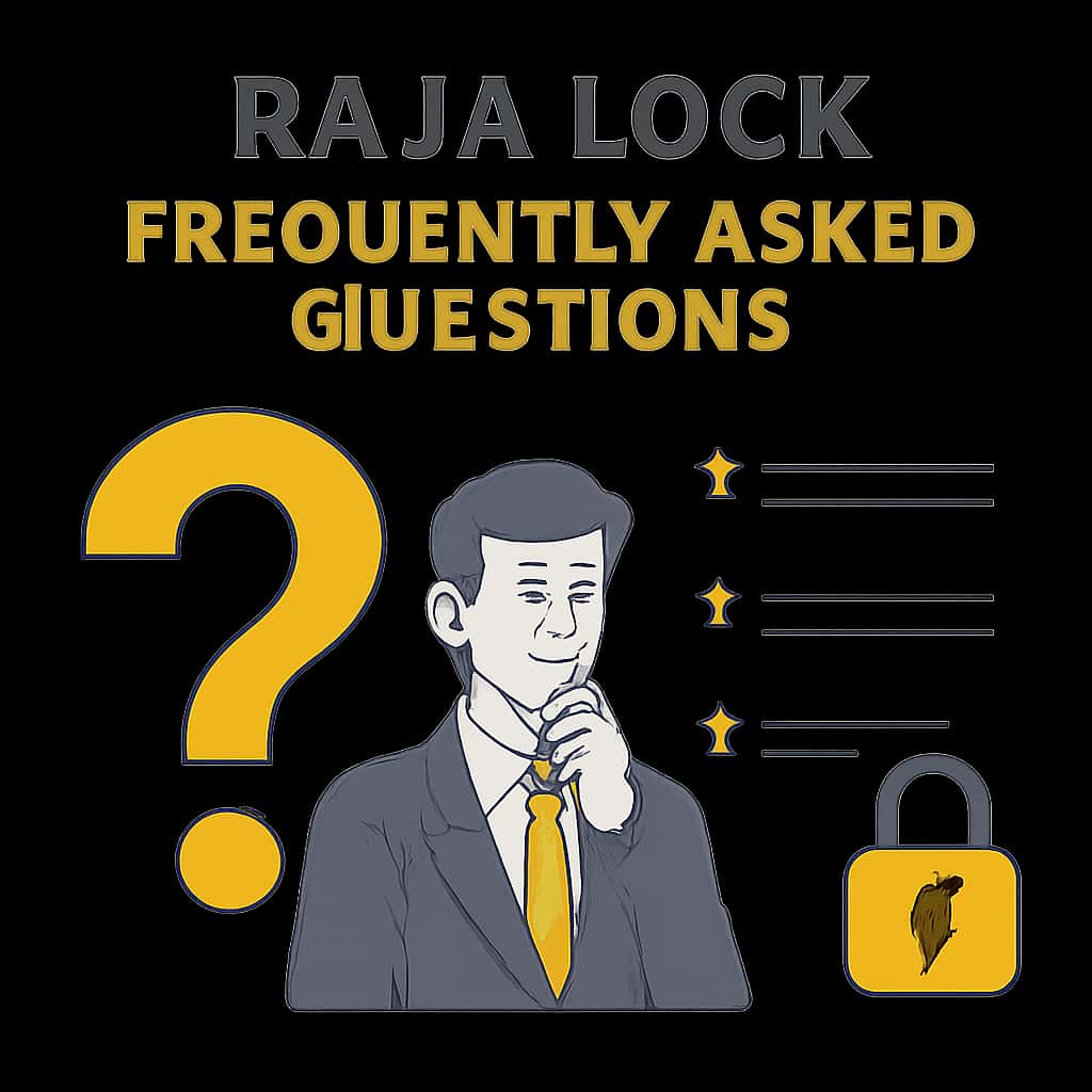Educational diagram related to Raja Lock FAQs.