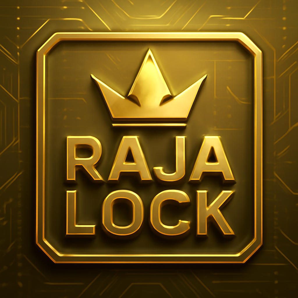Illustration detailing the safety mechanisms within Raja Lock for Android users.