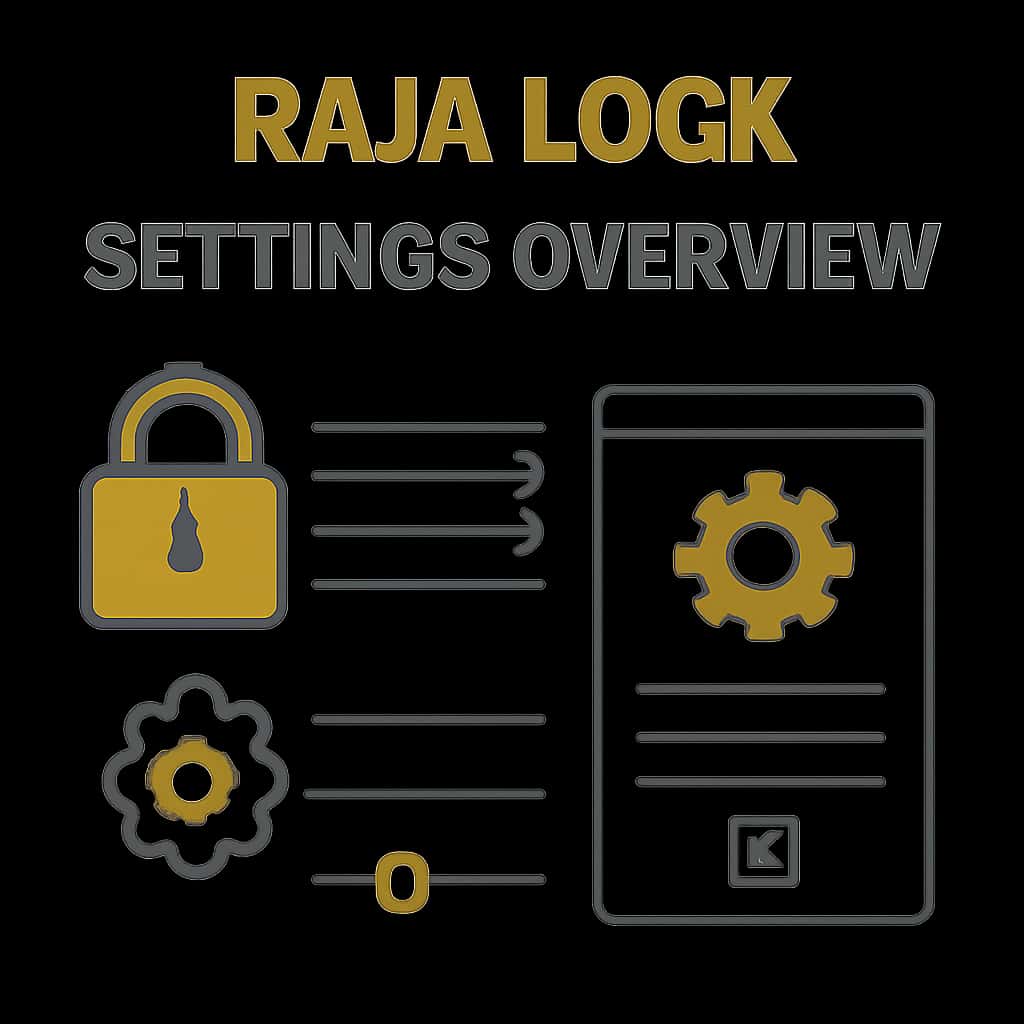 An educational diagram illustrating Raja Lock Settings Overview.