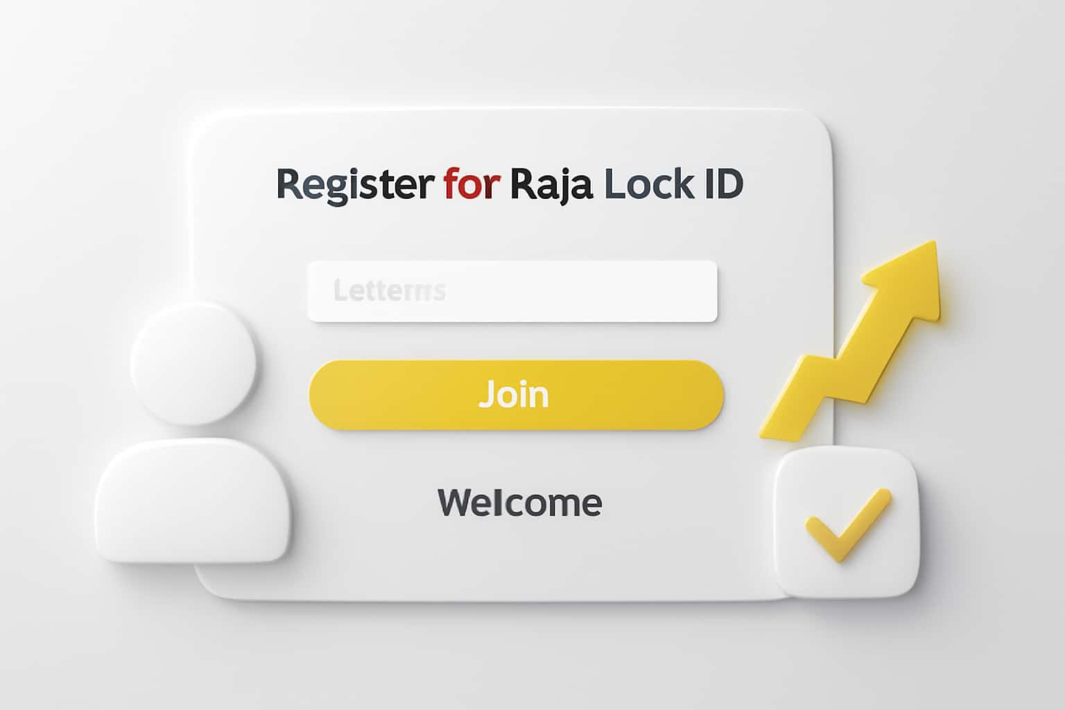 Register for Raja Lock ID Interface